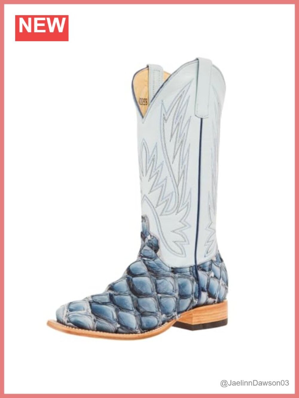 Women's Leather Pull-On Mid-Calf Boots Water Resistant Block Heel